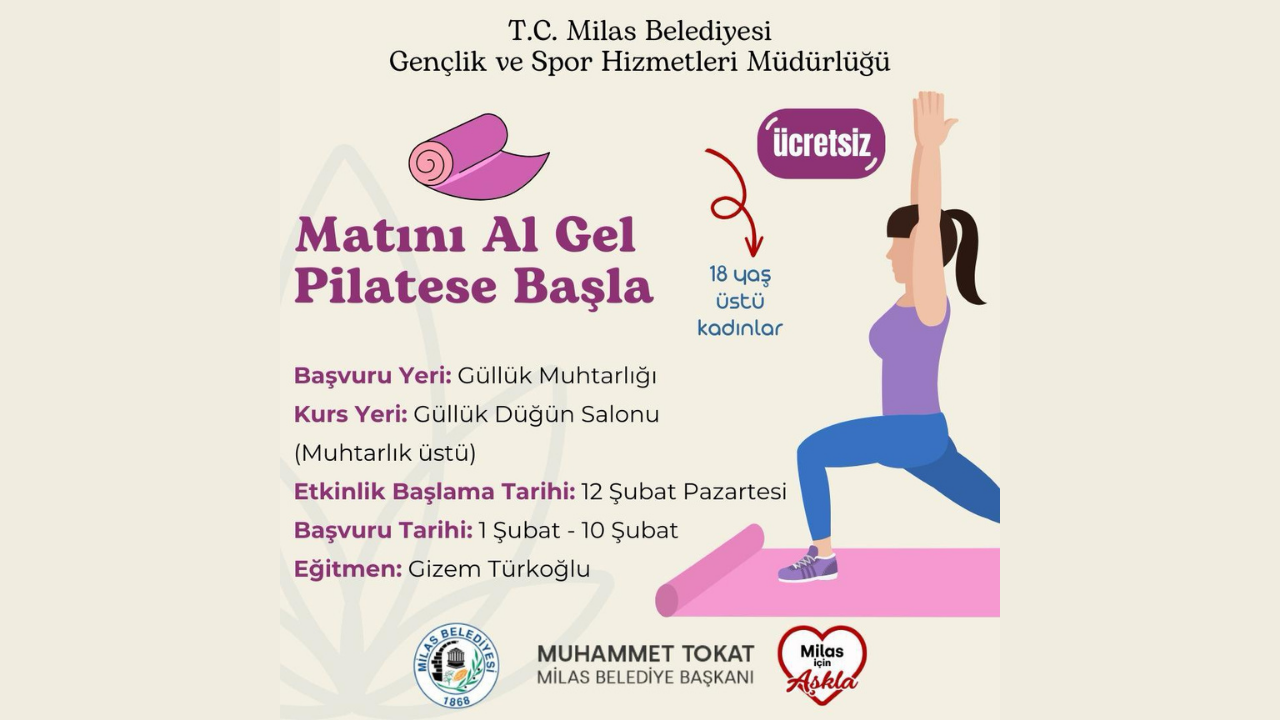 Milas’ın gözde turizm merkezlerinden biri olan Güllük’te, Milas Belediyesi tarafından