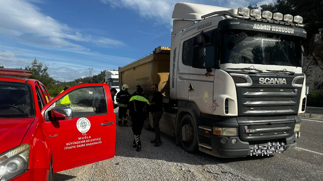 Muğla'nın Milas ilçesi Boğa Yokuşu mevkiinde, Milas istikametine seyir halinde
