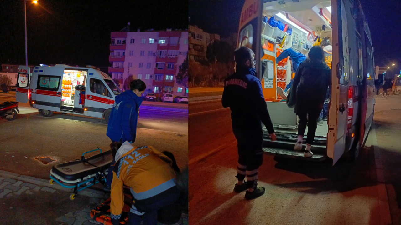 Muğla'nın Milas ilçesinde, 23 Nisan Bulvarı'nda seyir halindeki bir elektrikli