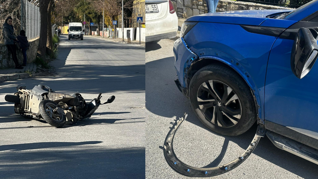 Milas’ta Otomobil İle Motosiklet Çarpıştı: 1 Yaralı Muğla’nın Milas ilçesi Dr. İsmail Hakkı Milaslı caddesi üzerinde otomobil
