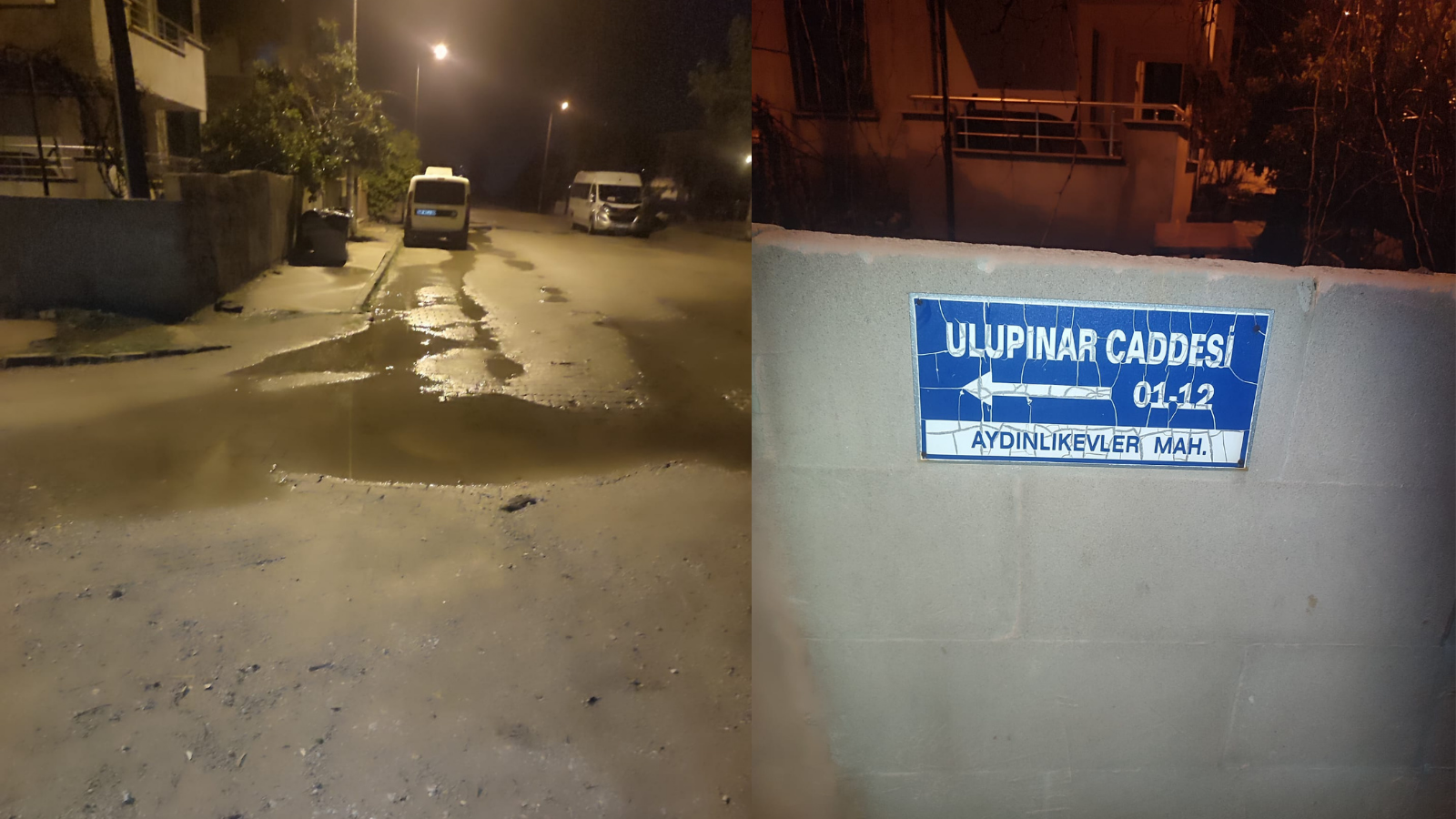 Muğla'nın Milas ilçesine bağlı Aydınlıkevler Mahallesi'nde, Ulupınar Caddesi üzerinde meydana