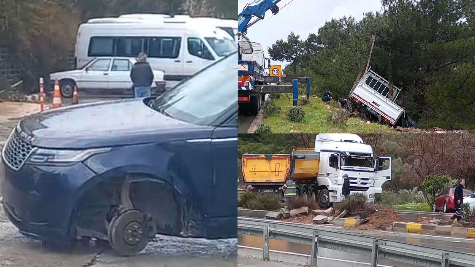 Muğla'nın Milas ilçesi ile Bodrum arasındaki karayolunda Güvercinlik mevkiinde meydana
