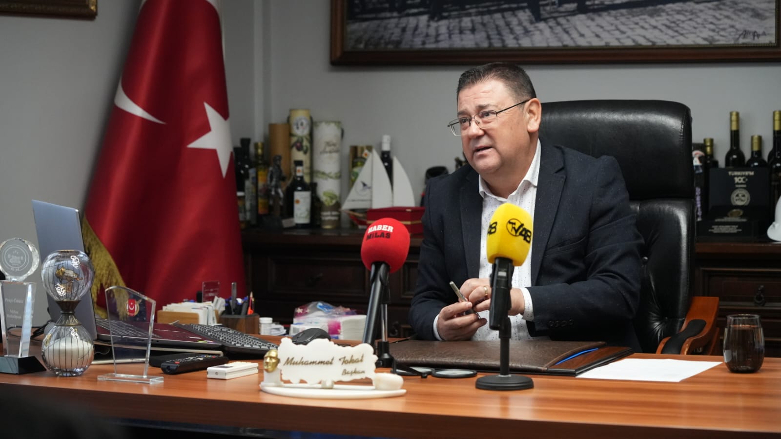 Milas Belediye Başkanı Muhammet Tokat, 6 Şubat depreminin 1. yıldönümü