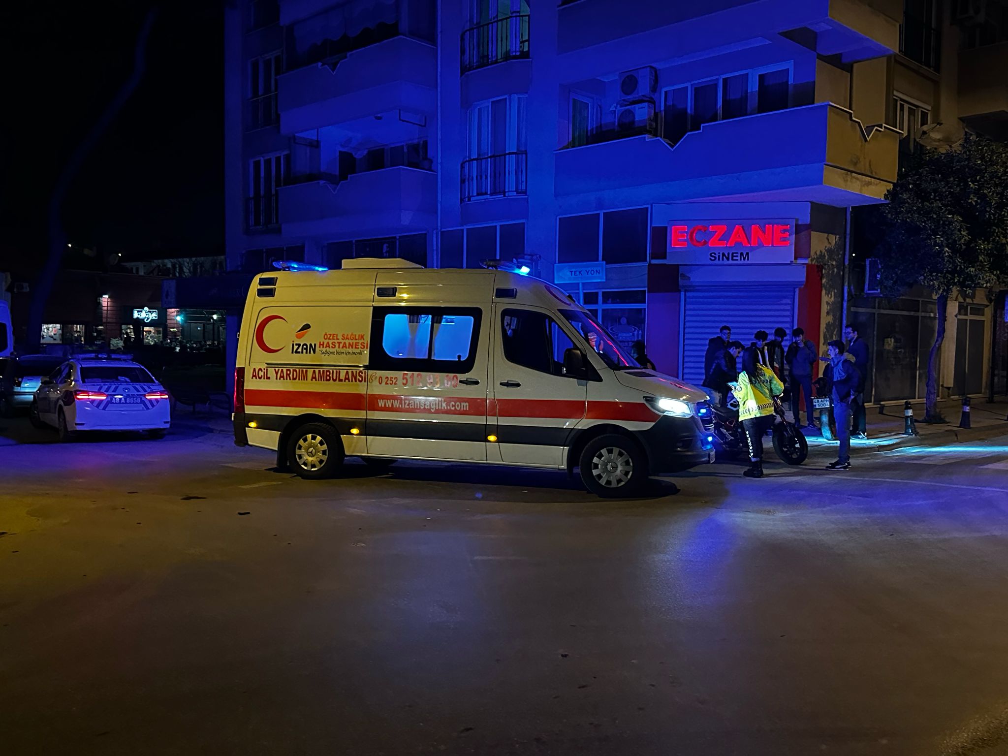 Muğla'nın Milas ilçesi Lozan Caddesi üzerinde meydana gelen trafik kazasında,
