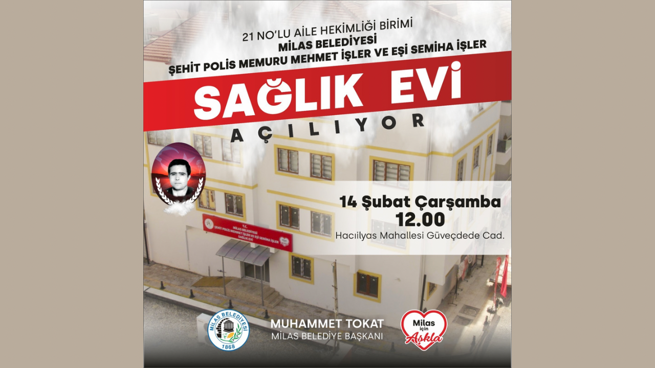 Milas Belediyesi, Şehit Polis Memuru Mehmet İşler’inhayırsever eşi Semiha İşler’in desteğiyle 