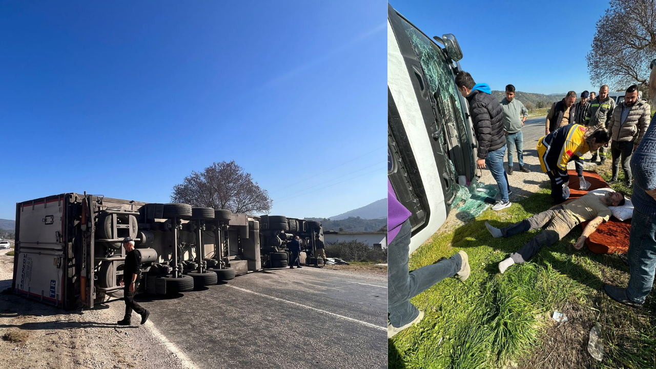 Muğla'nın Milas ilçesinde, Söke-Milas karayolunda seyir halindeki 33 AVY 47