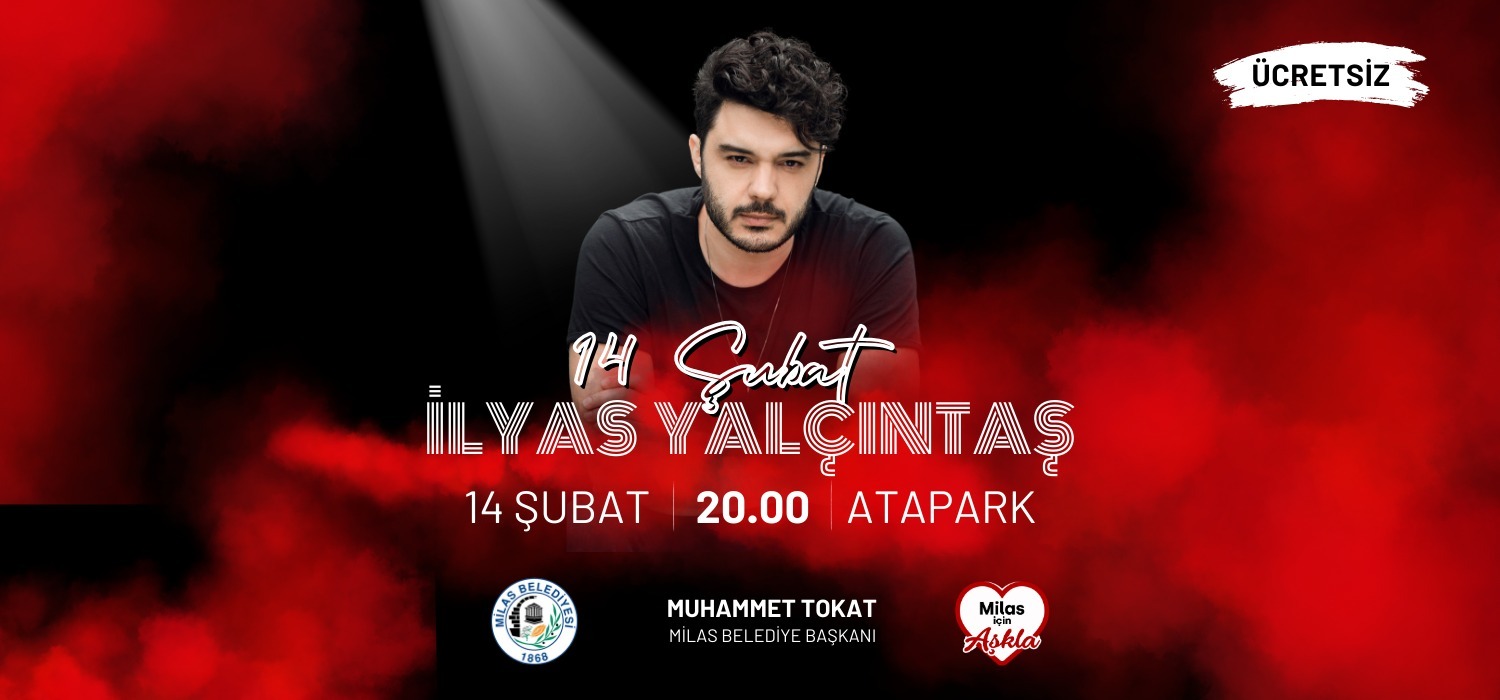 Milas Belediyesi, 14 Şubat Sevgililer Günü dolayısıyla müziğin güçlü ismi