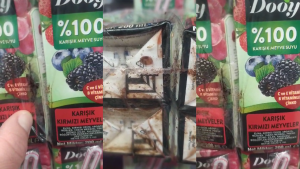 Muğla'nın Milas ilçesine bağlı Akkent Mahallesi'nde bulunan bir süpermarkette yaşanan