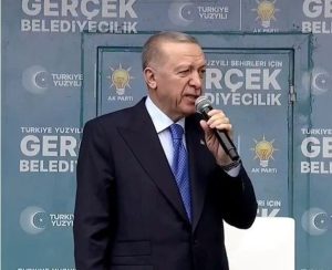 Cumhurbaşkanı Erdoğan, 31 Mart yerel seçimleri öncesinde Muğla'nın Menteşe İlçesinde