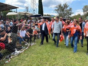 Milas Belediye Başkanı Fevzi Topuz, hafta sonunda da yoğun mesai