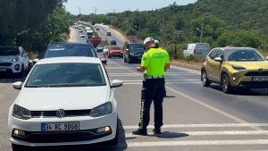 Muğla’da, 9 günlük bayram tatili süresince polis ekipleri tarafından yapılan