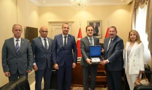 Milas Belediye Başkanı Fevzi Topuz beraberindeki heyet ile birlikte Muğla