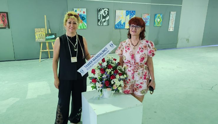 “Kadın ve Motifler” Düet Sergi, Bodrum’da sergilendi Milas’ta görev yapan Ressam Öğretmen Gülen Sevgi Önel ve Birgül