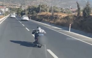 Milas-Bodrum Bulvarı üzerinde, Milas yönüne doğru seyir halinde olan bir