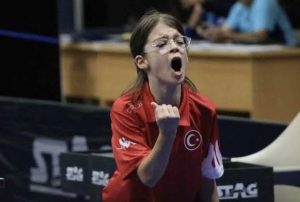 Muğla Büyükşehir Belediyesi masa tenisi sporcusu Aybige Feride Üstündağ, Kosova’nın