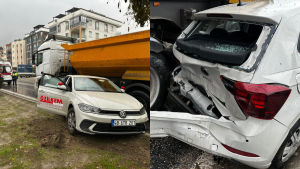 Muğla’nın Milas ilçesi 23 Nisan Bulvarı’nda meydana gelen ve şans