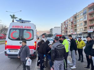 Muğla’nın Milas ilçesinde, 19 Mayıs Bulvarı üzerinde meydana gelen trafik
