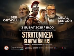 Muğla Büyükşehir Belediyesi tarafından düzenlenen&nbsp;“Stratonikeia Gladyatörleri”&nbsp;belgeselinin özel gösterimi,&nbsp;3 Şubat 2025’te&nbsp;Gazi