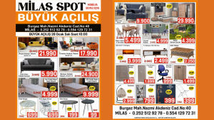 Milas’ta sıfır ve ikinci el ürünleri bir arada bulabileceğiniz Milas