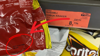 Muğla’nın Milas ilçesinde bir zincir markette, tavsiye edilen tüketim tarihi