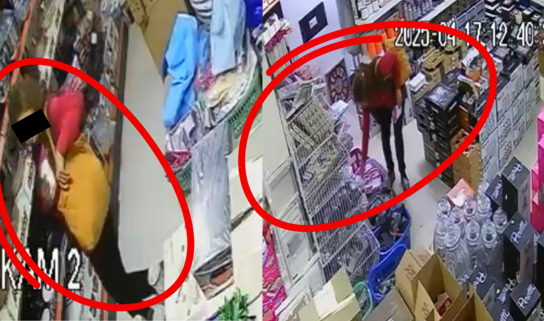 Milas’ın işlek noktalarından biri olan Menteşe Caddesi üzerindeki bir işletmede