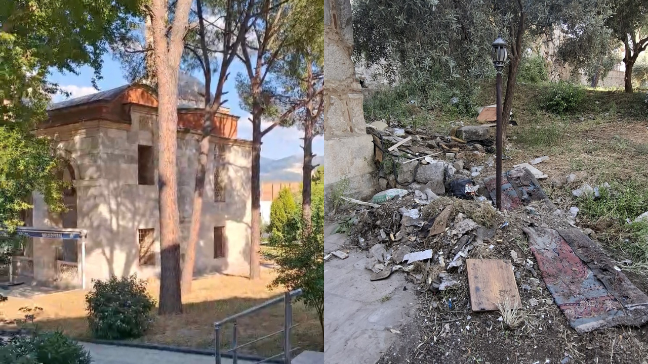 Milas – Milas’ın önemli tarihi yapılarından biri olan Kurşunlu Camii’nin