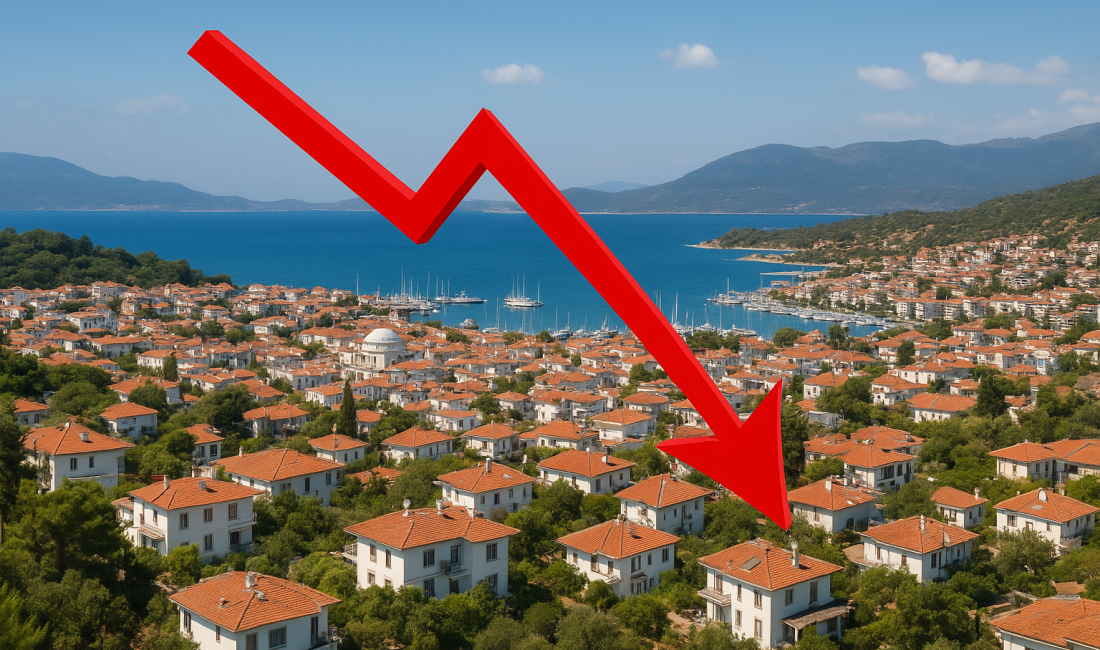 Türkiye genelinde Eylül 2025’te konut satışları artış gösterirken, Muğla’daki düşüş