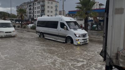 Muğla’nın Milas ilçesinde 3 Ekim Cuma günü etkili olan sağanak