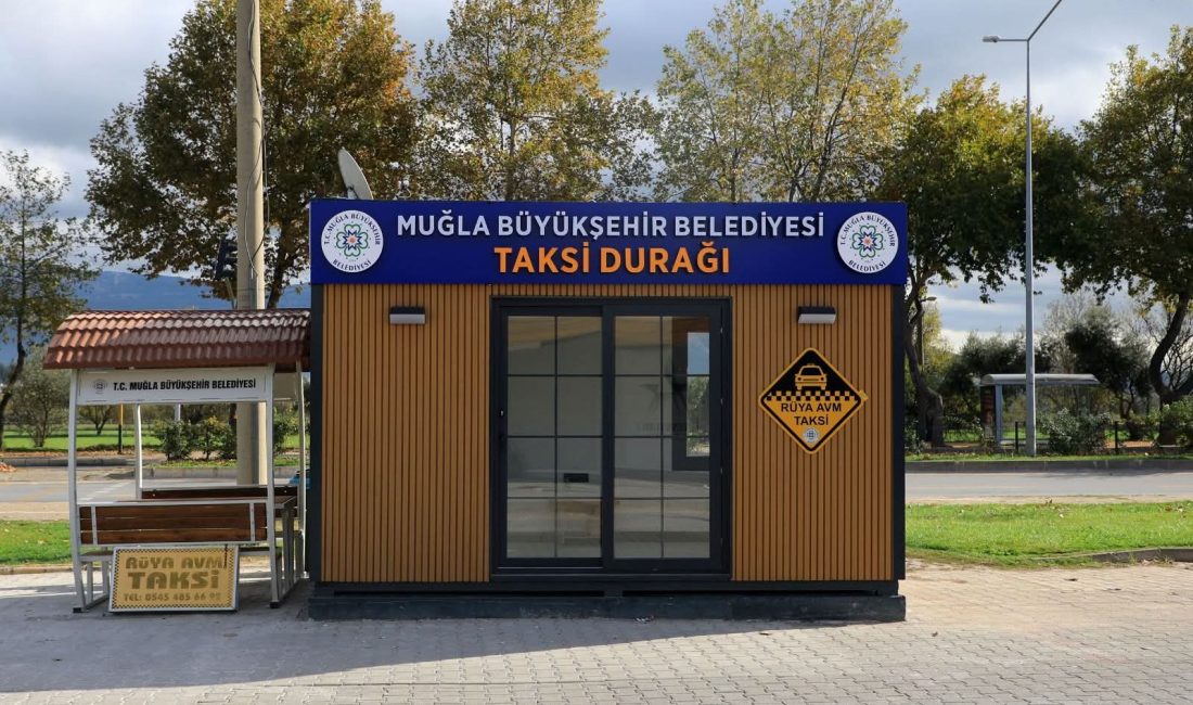 Muğla Büyükşehir Belediyesi, taksici esnafının çalışma koşullarını iyileştirmek ve kent