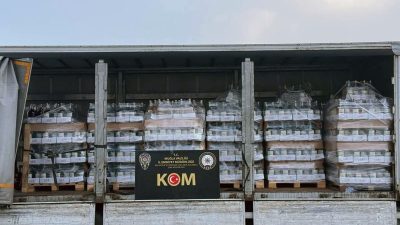 Muğla’da yılbaşı öncesi kaçak ve sahte içkiyle mücadele kapsamında yürütülen