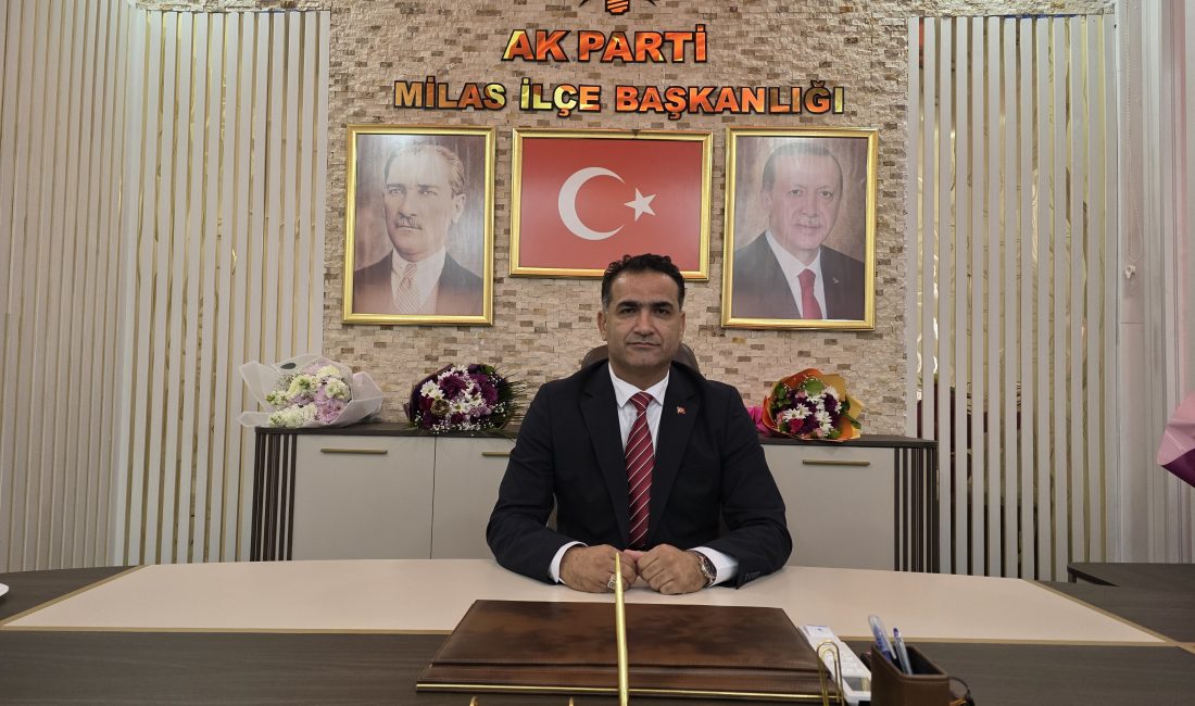 AK Parti Milas İlçe Başkanlığı görevine atanan Levent Akyer, sabah