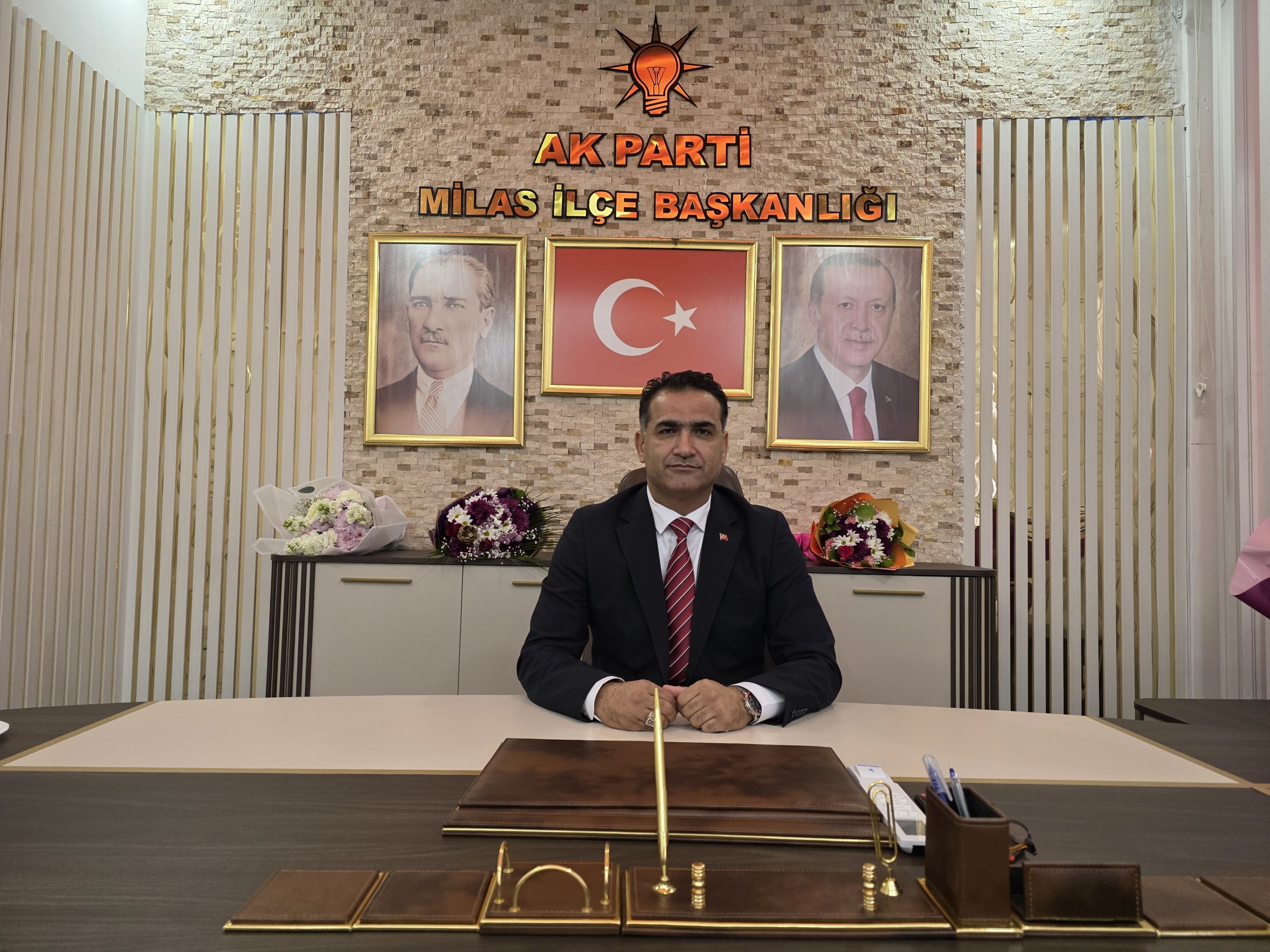 AK Parti Milas İlçe Başkanlığı görevine atanan Levent Akyer, sabah