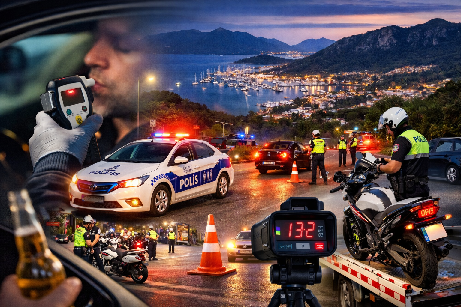 Muğla İl Emniyet Müdürlüğü Trafik birimleri, 2025 yılı boyunca gerçekleştirdiği