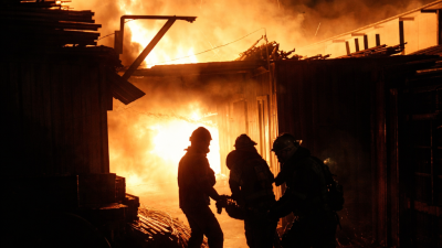 Muğla’nın Bodrum ilçesine bağlı Ortakent Mahallesi’nde meydana gelen konteyner yangını,