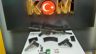 Muğla’da ruhsatsız silah bulunduran şahıslara yönelik düzenlenen operasyonlarda çok sayıda
